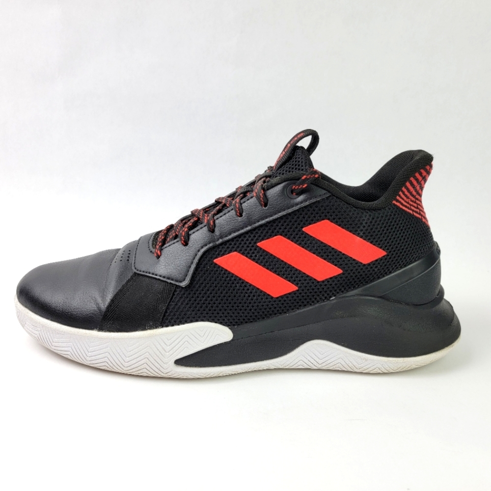 Adidas Men's Size 8.5 Black Red Basketball Jogging BOOST Shoes PGD 789006